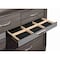 Global Furniture Usa Traditional Glam Melamine Seville Grey Dresser 1502 - alternate 3